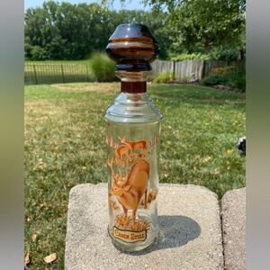 VINTAGE~1967~CABIN STILL~SPORTSMAN COLLECTION~DEER WHISKEY DECANTER~NICE~G22